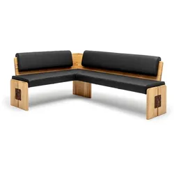 Gutekunst - Die Möbelkollektion Eckbank Monte Leder Schwarz