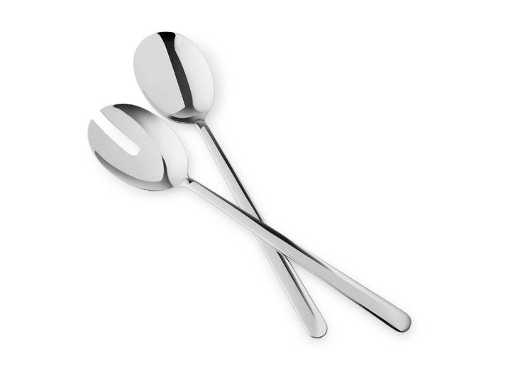 Salatbesteck EVA SOLO Legio Nova 27cm , silber (silberfarben), Edelstahl, Kochbesteck-Sets, Salatbesteck