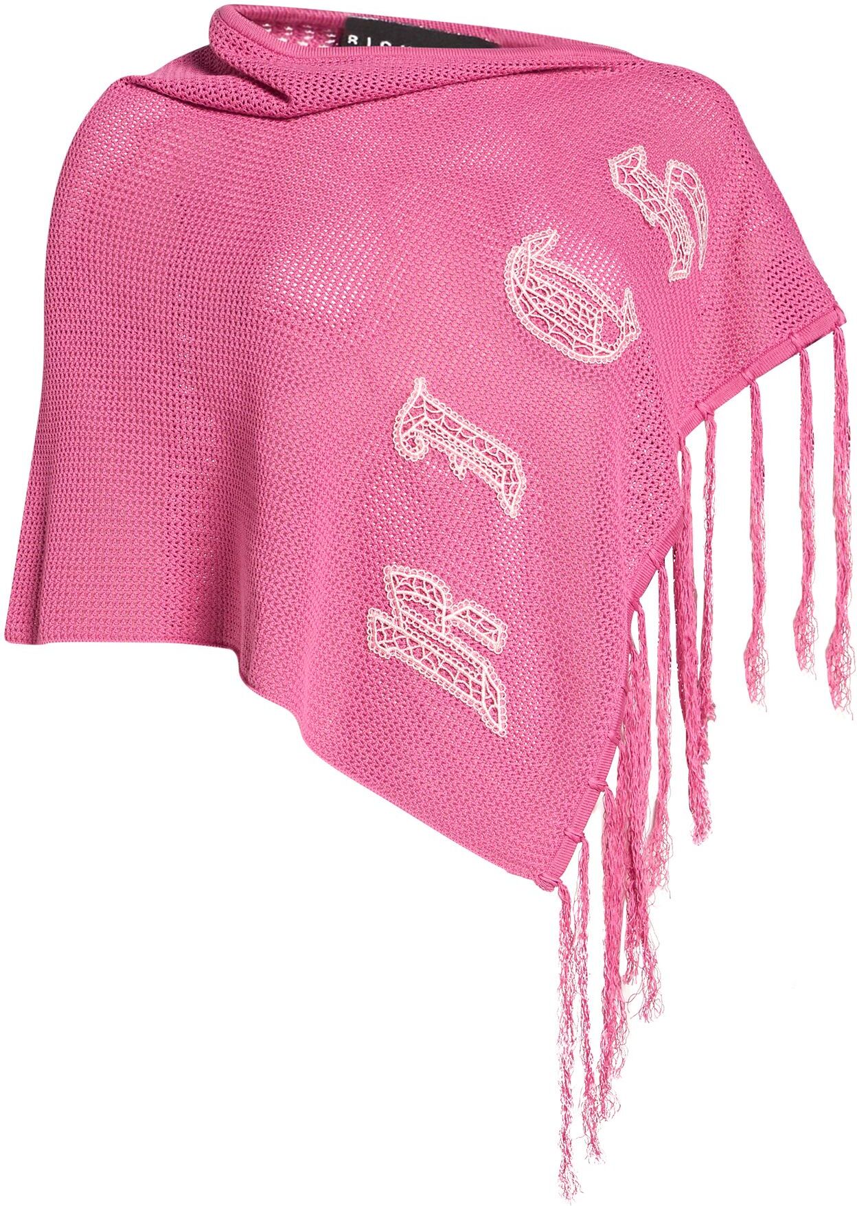 Richmond Poncho Mujer Fucsia ONESIZE Mujer