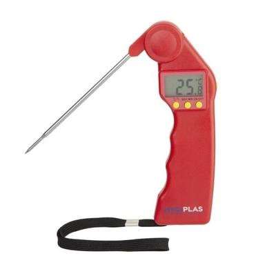 Hygiplas Easytemp Farbcodiertes rotes Thermometer