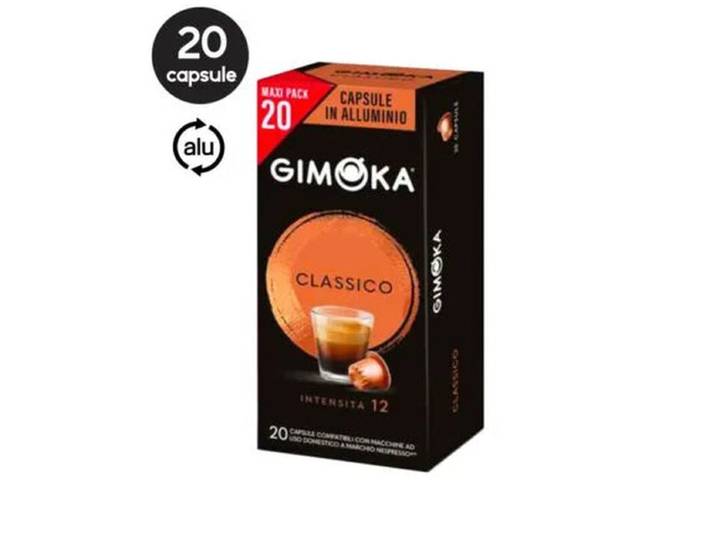 GIMOKA Nespresso Compatible Capsules CLASSICO 20 capsules 110 g