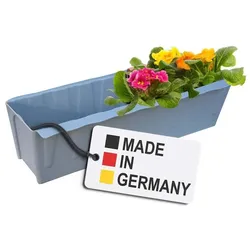 BURI Paletten Blumenkasten Grau Pflanzkasten Einsatz für Europaletten Blumentopf  Grau