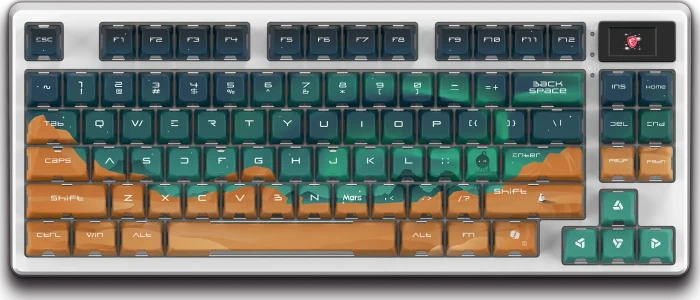 MSI FORGE GK600 TKL W MARS DE Gaming Keyboard, verkabelt