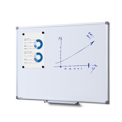 SHOWDOWN Displays Showdown Whiteboard Scritto Economy - 90x60cm - Aluminium - Weiß