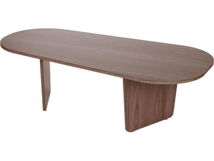CALICOSY - Couchtisch mit abgerundeter Platte L130 cm - AMÉLIA