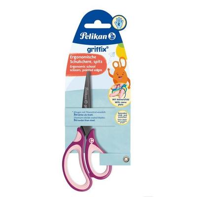Pelikan Schere griffix® Schulschere spitz für Rechtshänder, SweetBerry