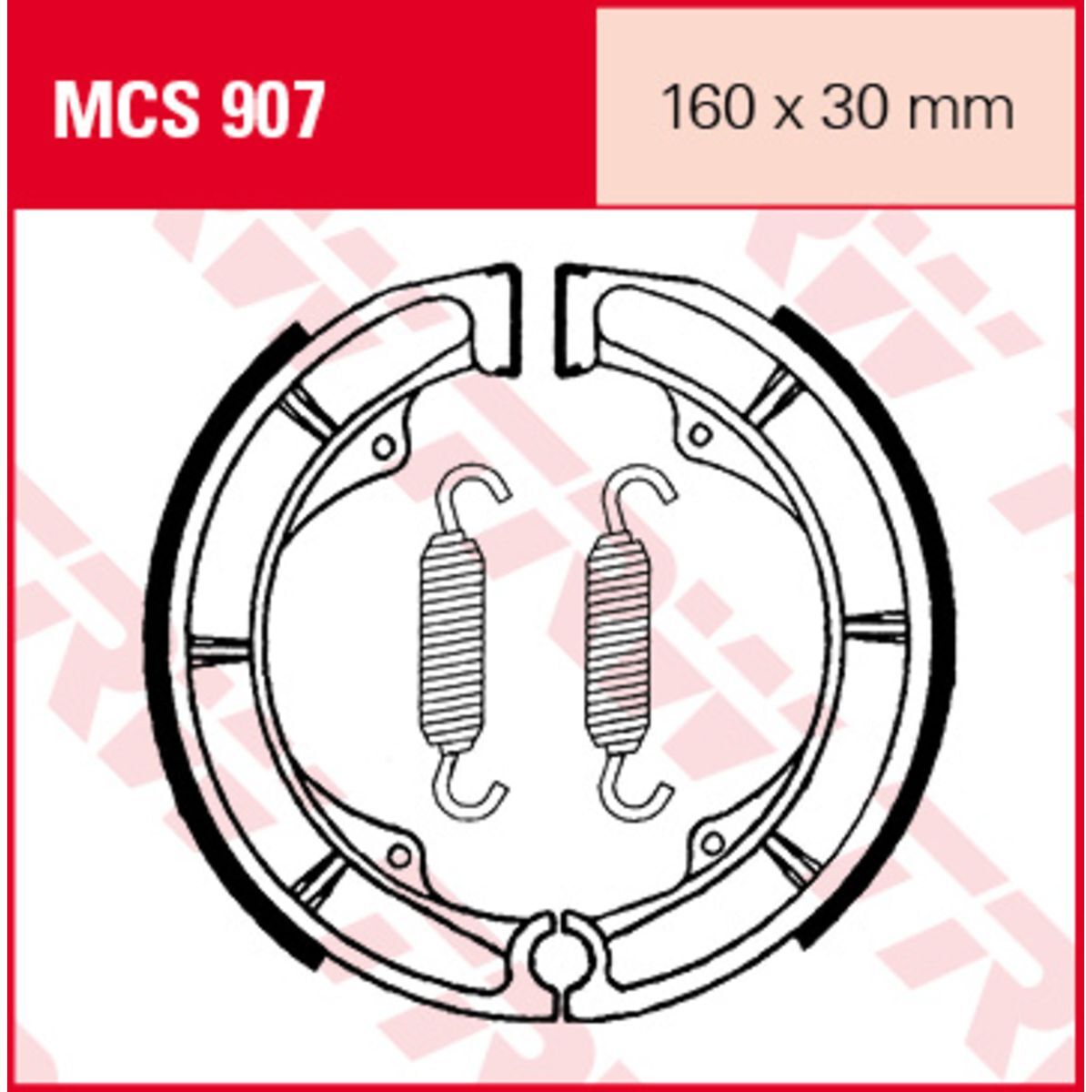 Conjunto de pastilhas de travão TRW MCS907