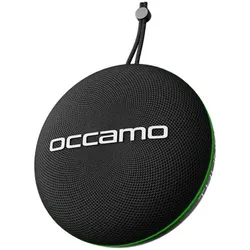 Set aus zwei neuen tragbaren Bluetooth-Lautsprechern Occamo Thunder 10 W wasserdicht IPX7 Schwarz-Grün