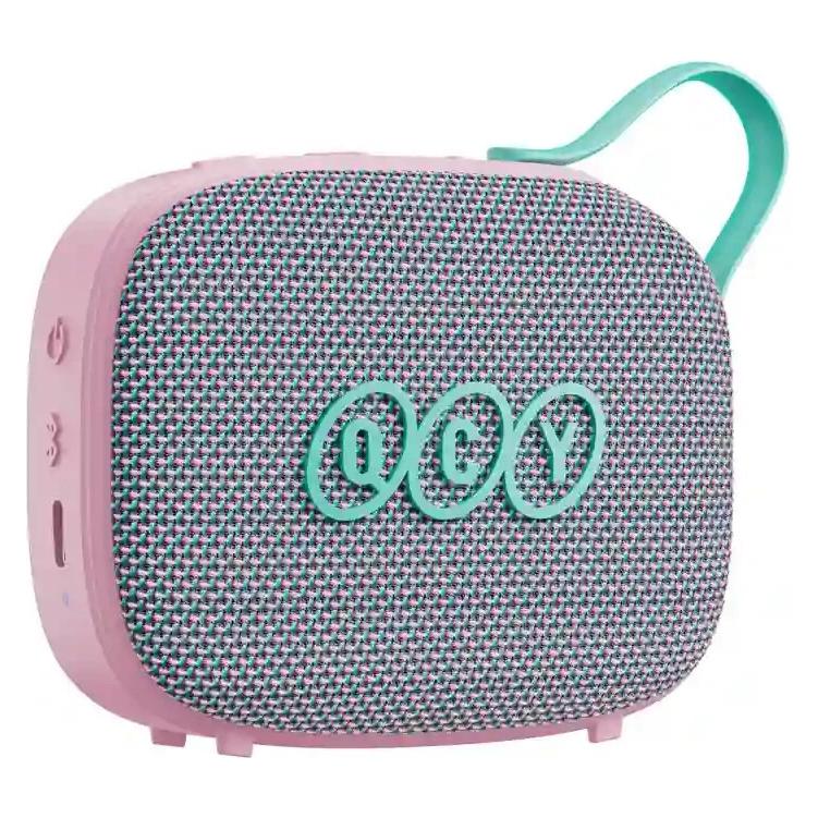 QCY Drahtloser Lautsprecher SP3 (rosa) (16 h) (SP3 Pink)