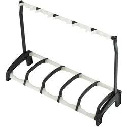 K&M 5-fach Gitarrenständer »Guardian 5« (Bass, E-Gitarre, Gitarre), Instrumentenständer + Halter, Schwarz