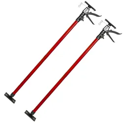2 Baustützen 115 bis 290 cm - rot