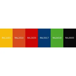 Hager unibar M, Sonderfarbe RAL