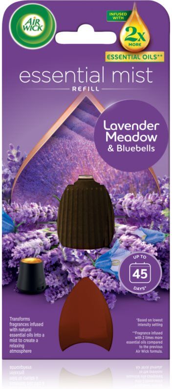 Air Wick Essential Mist Lavender Meadow & Bluebells recharge pour diffuseur d'huiles essentielles 20 ml