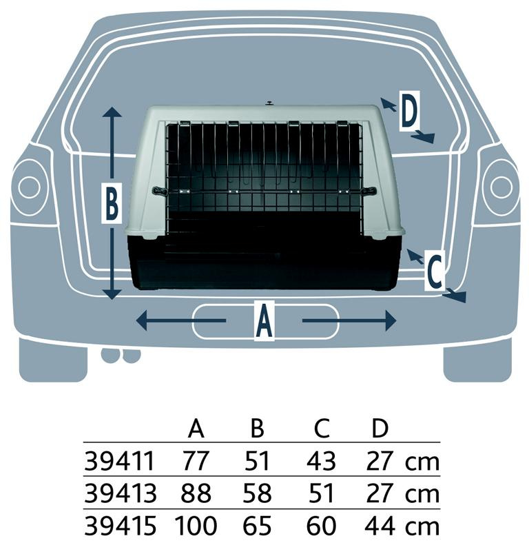 TRIXIEHEIMTIERBEDARF Transportbox Journey L: 100 x 65 x 60 cm 08740976