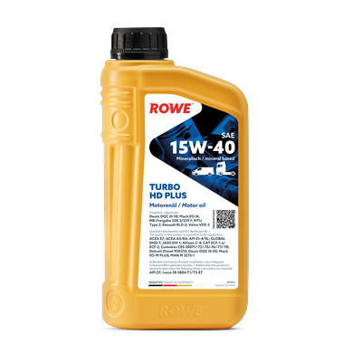 ROWE Motoröl HIGHTEC TURBO HD SAE 15W-40 PLUS [1 L] 20041-0010-99