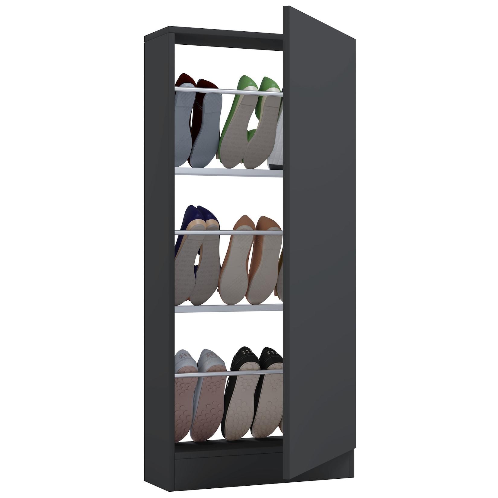 VCM Holz Schuhschrank Schuhkommode Schuhregal Schuhständer Fulisa L