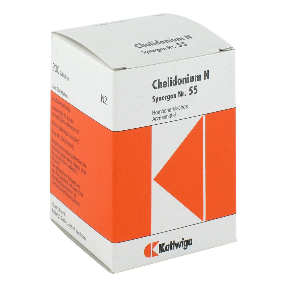 Kattwiga Arzneimittel GmbH Synergon 55 Chelidonium N Tabletten 04905436
