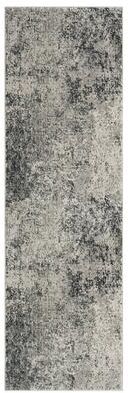Porch & Den Holladay Sand / Steel Abstract Area Rug