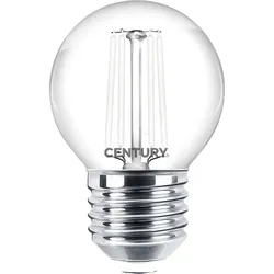 CEN INH1GW452727 - LED-Lampe E27, 4,5 W, 470 lm, 2700 K, Filament, weiß