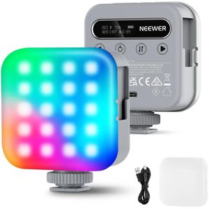 Neewer BL60C Kamera-Licht, 60 LEDs, CRI96+, 2500-9000K, bis 460lx bei 0,5m, mit Diffusor