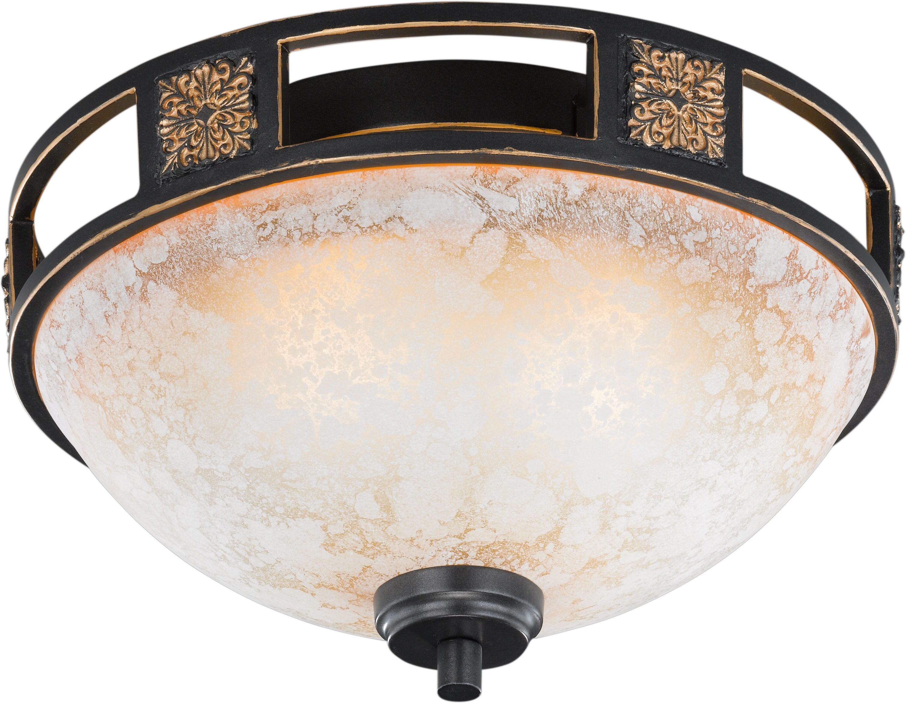 TRIO LEUCHTEN Deckenleuchte "Quinta", braun, Leuchten, Deckenlampe, Leuchtmittel tauschbar, Deckenleuchte