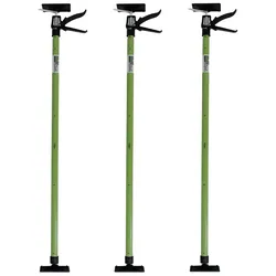 Baumarktplus 3 x Einhandstütze Montagestütze Deckenstütze Teleskopstütze bis 290cm