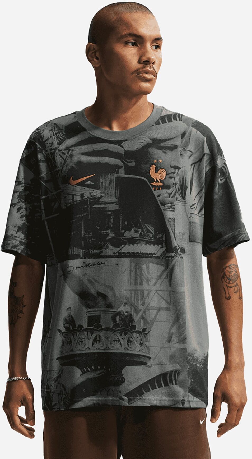 Nike Francia 26 M - Abbigliamento Calcio Ufficiale - Uomo - Color Mix XL