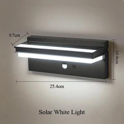 Uplift Picks Solar Motion Sensor Wall Light For Waterproof Outdoor Porch Yard Lighting white Light
