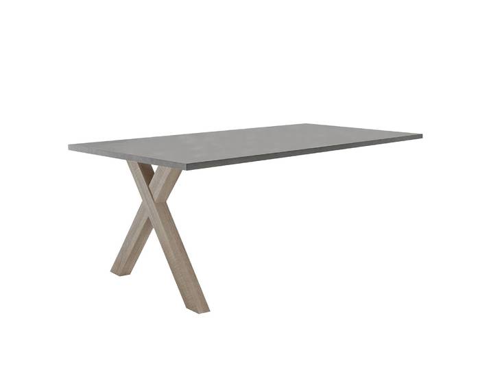 Schreibtisch-Ansatz II 160cm Grau/Eiche/Anthrazit