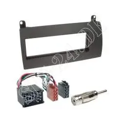 Autoradio 1-DIN Einbaurahmen Radioblende+Adapterkabel Einbauset für Rover 75(...