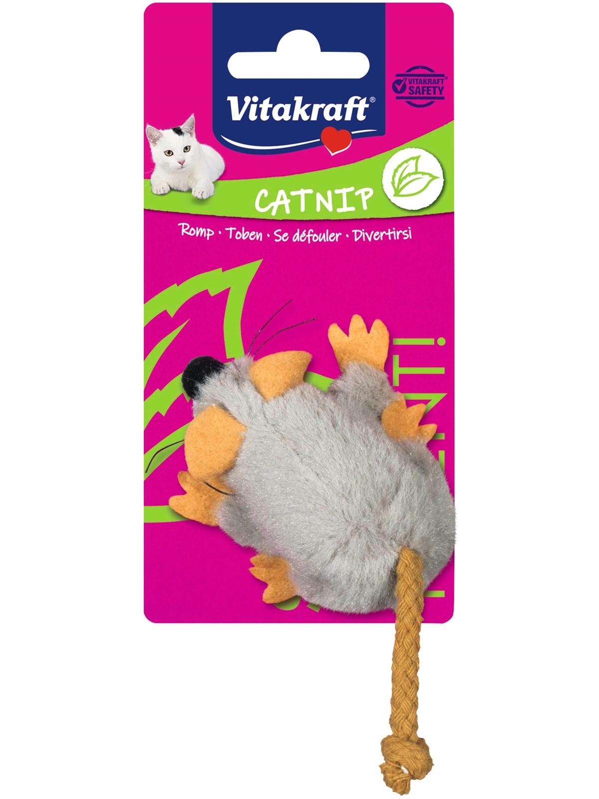 Vitakraft Plüsch-Maus, grau