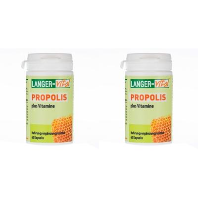 Propolis 255 mg pro Tag plus Vitamine Kapseln 2x 2x60 St