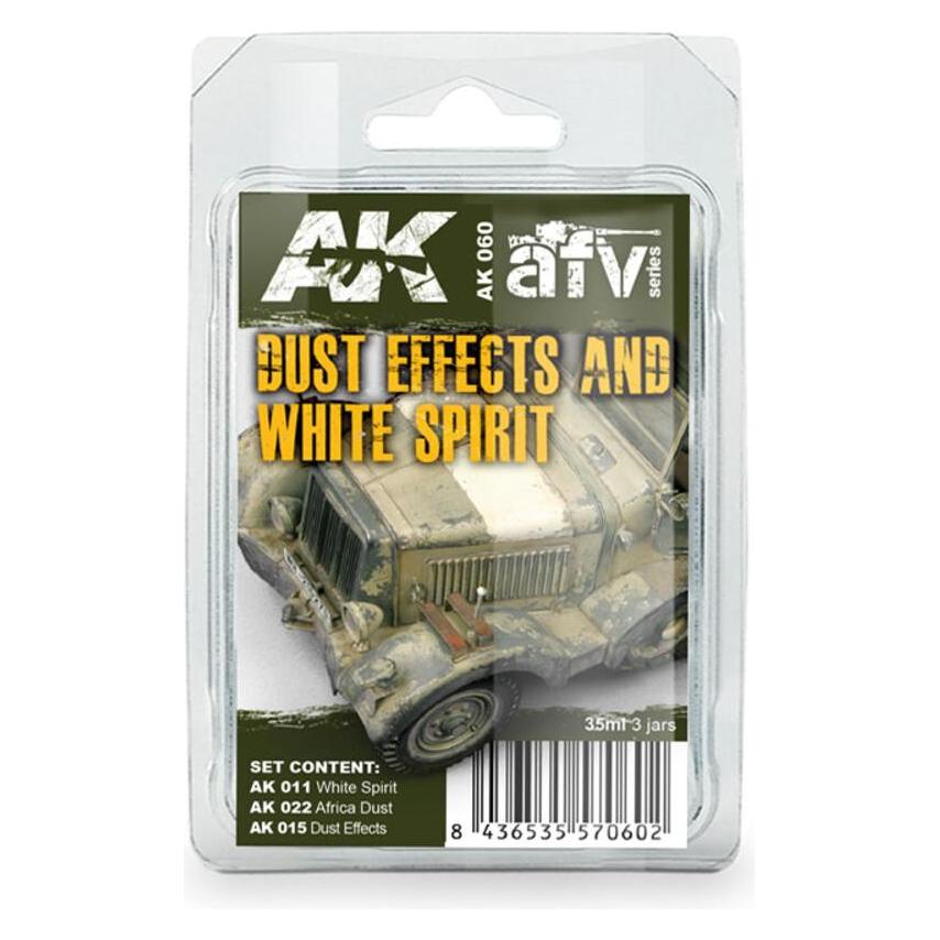 AK Interactive Dust Effects And White Spirit Set (AK060)