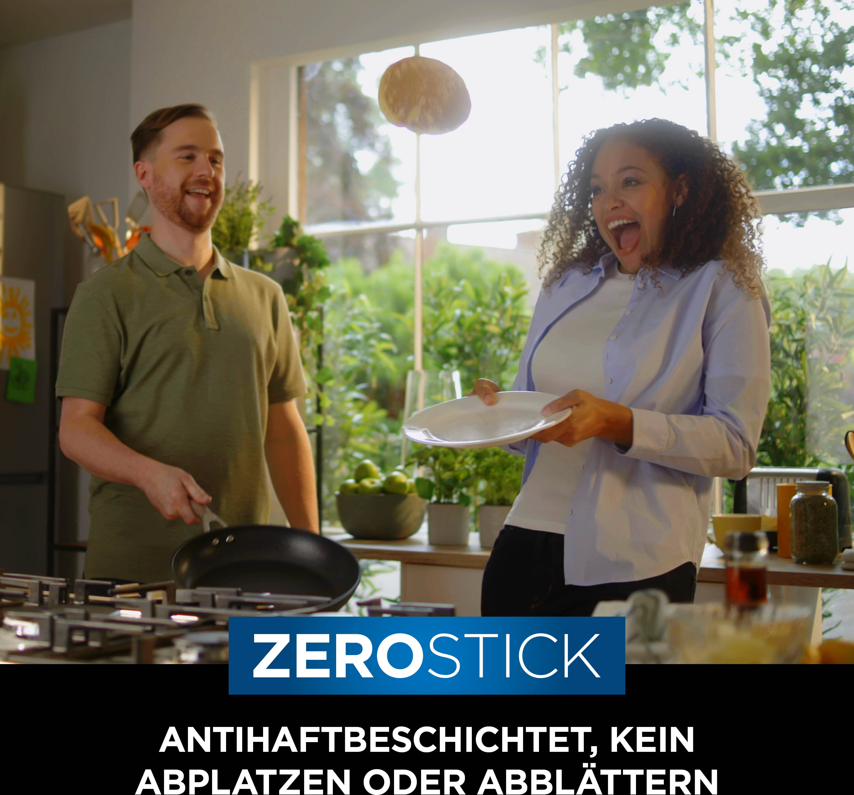 Topf-Set NINJA "Ninja ZEROSTICK Premium 5-teiliges Topf- und Pfannen-Set C35005DE", grau, Töpfe, Topf-Set, Premium Kollektion, ZEROSTICK Technologie, garen ohne Fett