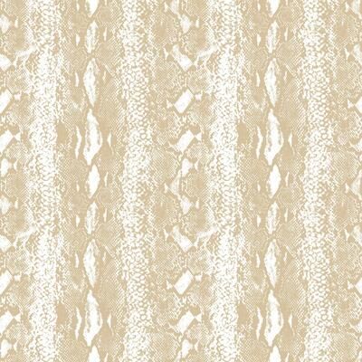 RoomMates Snake Skin White/Gold Peel and Stick Wallpaper