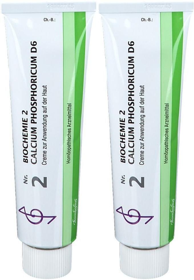 Bombastus Biochemie Biochemie 2 Calcium phosphoricum D 6 Creme 2x 2x100 ml