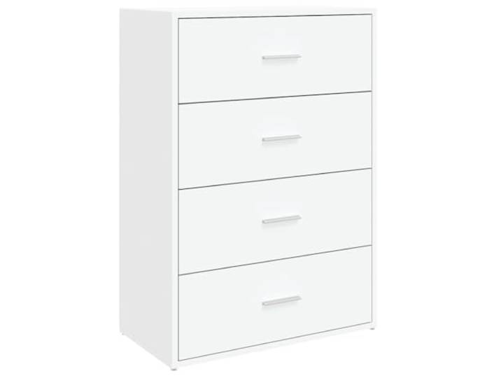Kaorsrow Sideboard Weiß 60x31x84 cm Kommode aus Holzwerkstoff Kompakter Schrank für Schlafzimmer und Flur mit viel Platz für Bücher sowie Deko, flexibel nutzbar und belastbar.