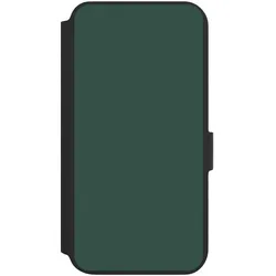 Nivocase Klapphülle für Samsung Galaxy S22+ Handyhülle aus Kunst Leder NIVOflip schwarz Farbe Tannenbaum (Samsung Galaxy S22+), Smartphone Hülle, Schwarz
