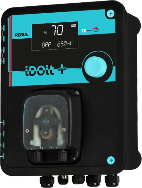 REGUL' électronique Electrolyseur de sel REGUL' iDOit+ pH avec mesure de sel