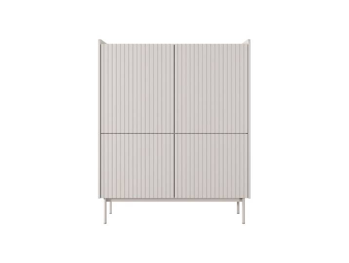 yourhouse24 Highboard Level A 4d Türkommode Beige/Scandi Eiche