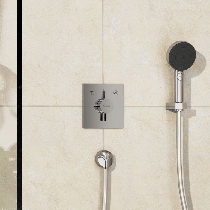 Hansgrohe DuoTurn E Mischer 75417000 Unterputz, für 2 Verbraucher, chrom