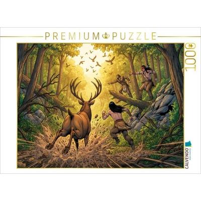 CALVENDO Puzzle Die große Jagd, die Prüfung der Gefährten | 1000 Teile Lege-Größe 64x48cm Foto-Puzzle für glückliche Stunden, von , Calvendo Puzzle