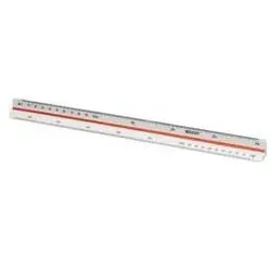 Westcott, Lineal, Reduktionsmassstab (30 cm, Kunststoff)