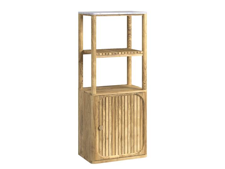 Meuble midi massif 54 x 130 x 38cm Bois/Marron