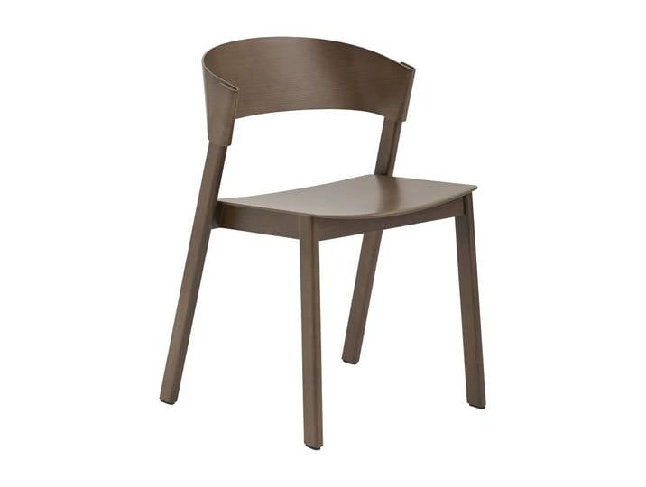 Muuto Cover Side Chair Brun foncé tacheté