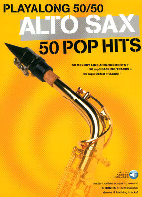 Wise Publications Playalong 50/50 - Alto Sax