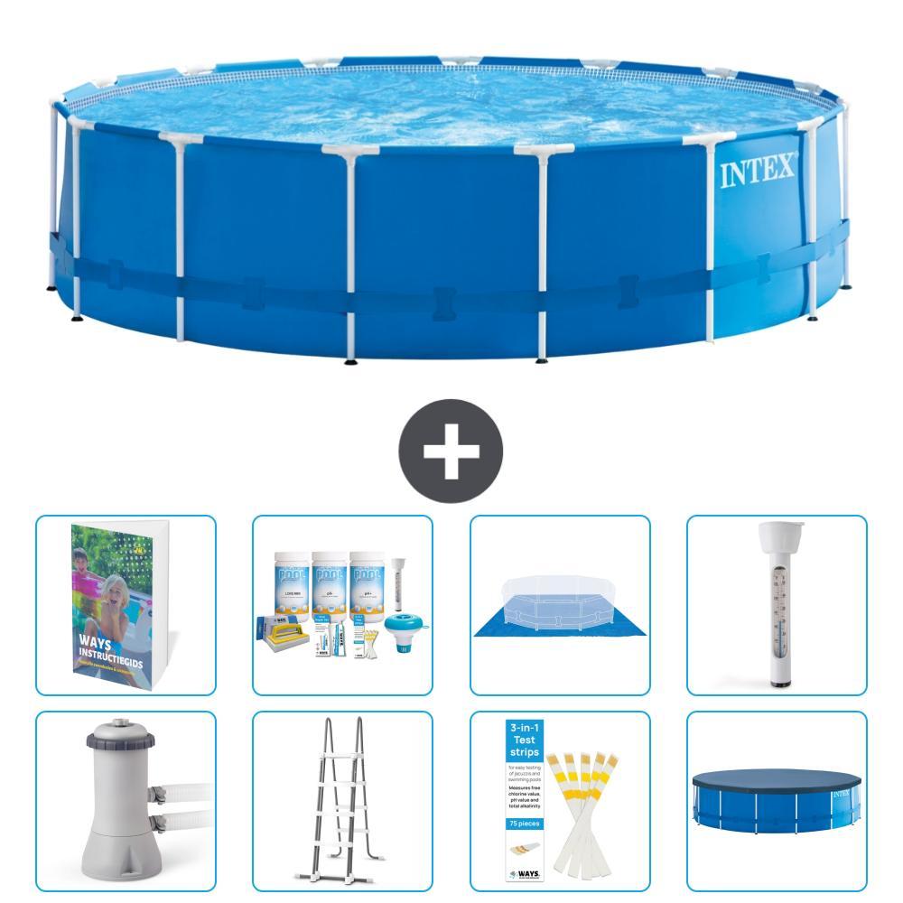 Frame Pool Rund - 457x122 cm - 7-teilig S574