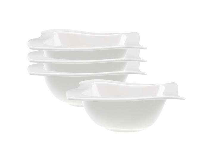 Schale VILLEROY & BOCH Bols NewWave 600 ml 4er Set weiß , weiß, Schüsseln, Schale