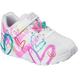 Skechers Street Girls Sneaker Mädchen | Gr. 33 | weiß - weiß