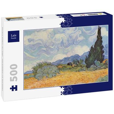 Lais Puzzle Vincent Willem van Gogh - Getreidefeld mit Zypressen 500 Teile
